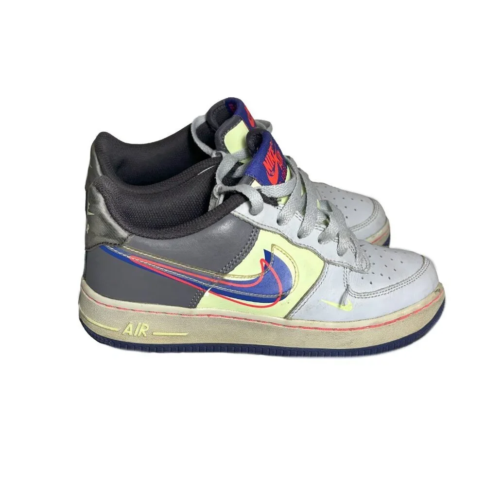 NIKE Air Force 1 Low GS Dunk It Sneakers Youth Size 4Y CT1628-001 - Picture 4 of 9